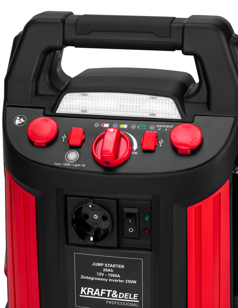 JUMP-STARTER 1200/700A 26Ah 12V INVERTER KD5347
