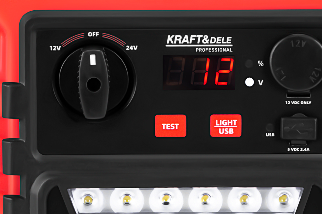 Jump Starter 3400/1400A 12/24V + lighting KD5345