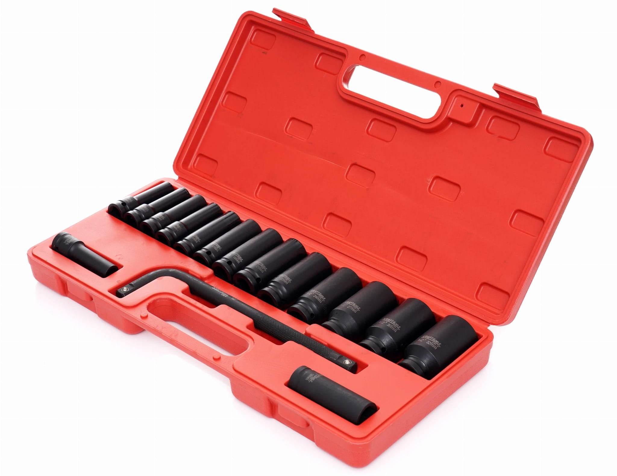 IMPACT SOCKETS 1/2" 10-32 mm 16pcs. KD11755 (C2)