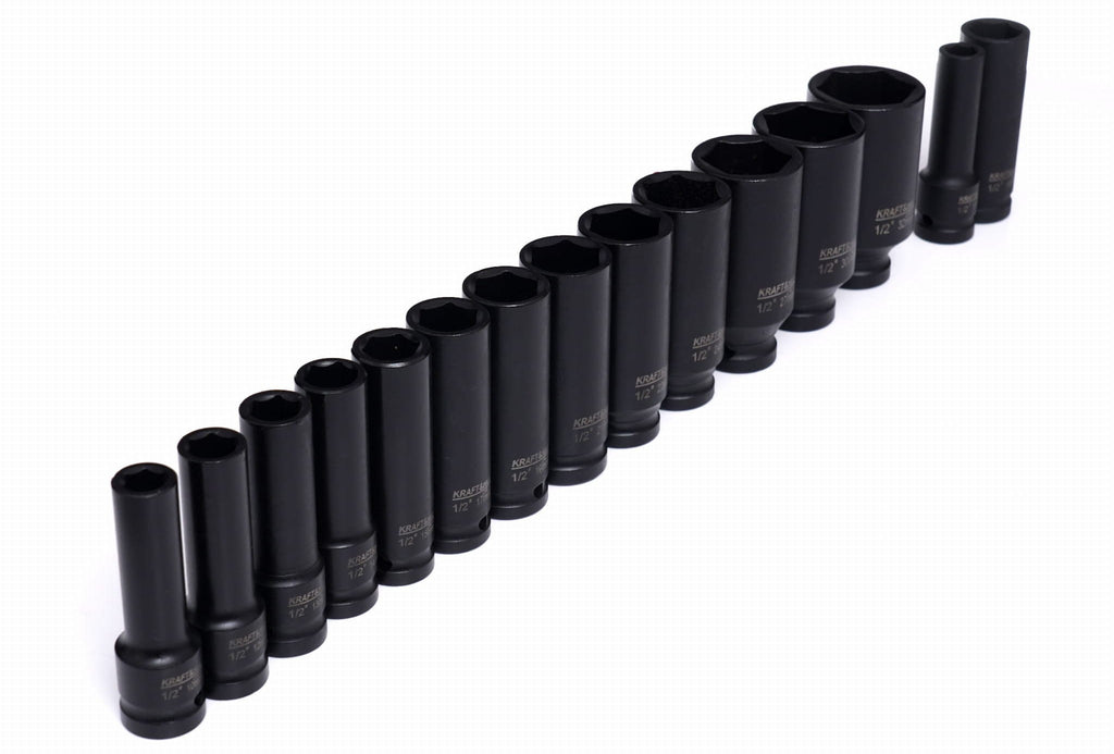 IMPACT SOCKETS 1/2" 10-32 mm 16pcs. KD11755 (C2)