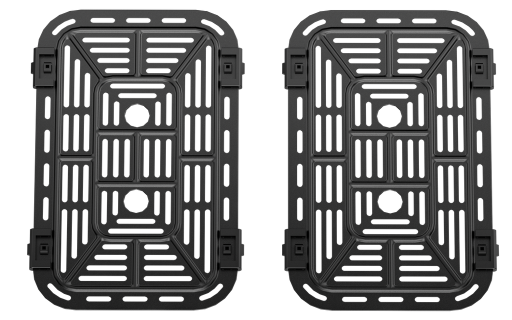 OIL-FREE AIR FRYER AIRFRYER 9L 2500W TWO CHAMBERS +LCD KD4180