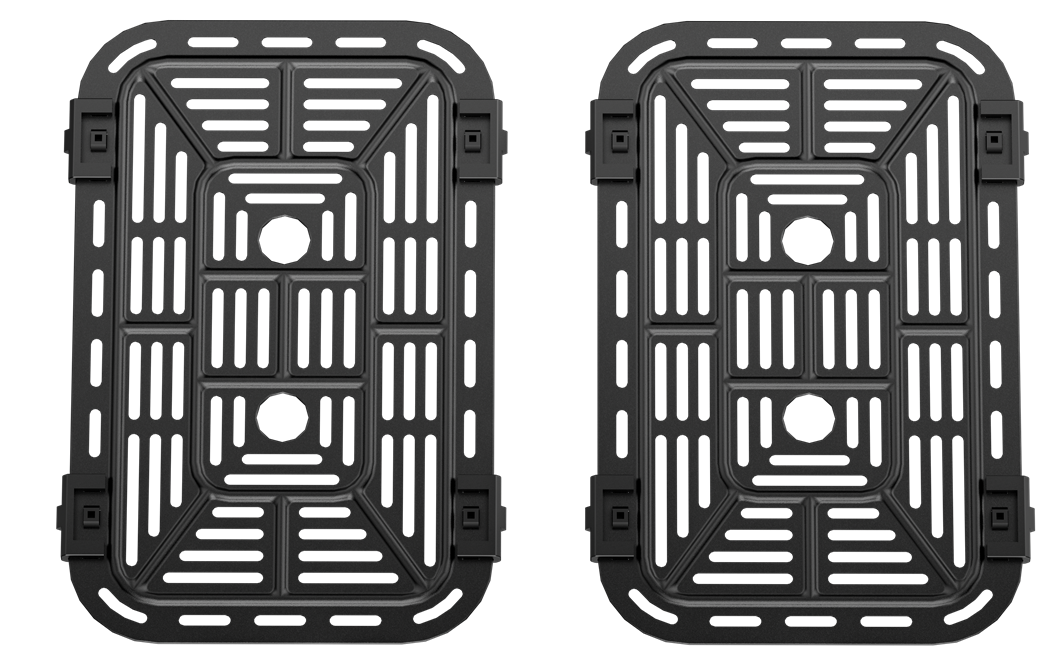 OIL-FREE AIR FRYER AIRFRYER 9L 2500W TWO CHAMBERS +LCD KD4180