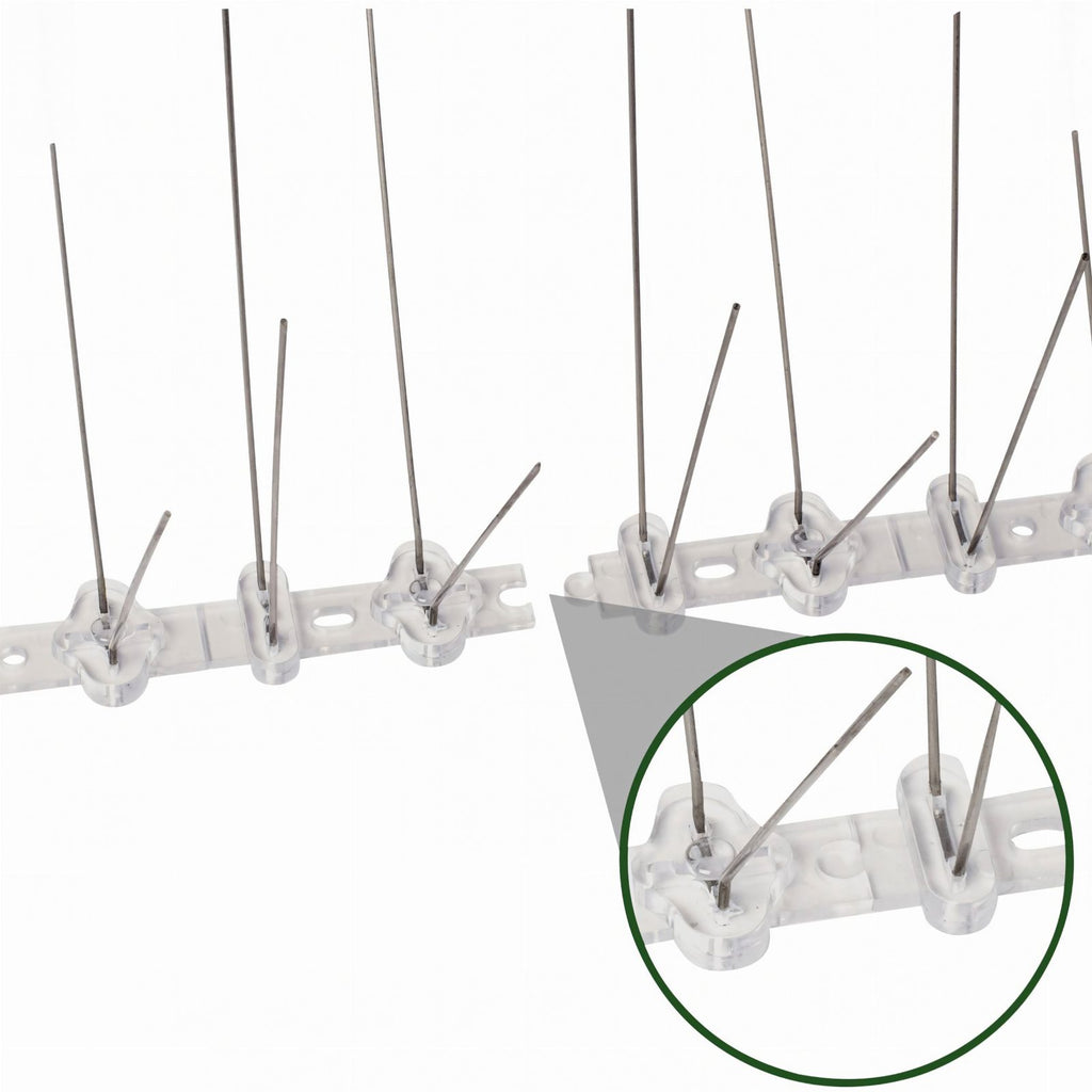 Stainless Steel Metal Bird Spikes for Windowsills and Ledges 50 cm 20 pcs