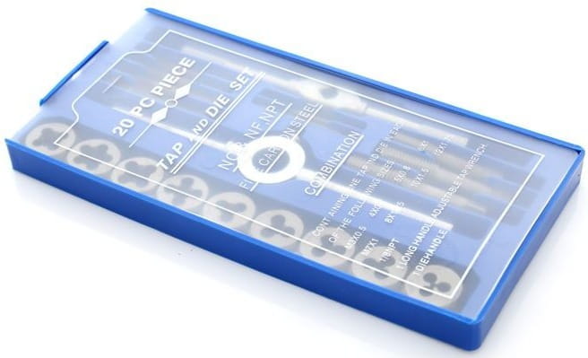 20-osaline keermetappide ja -plaatide komplekt KD10288
