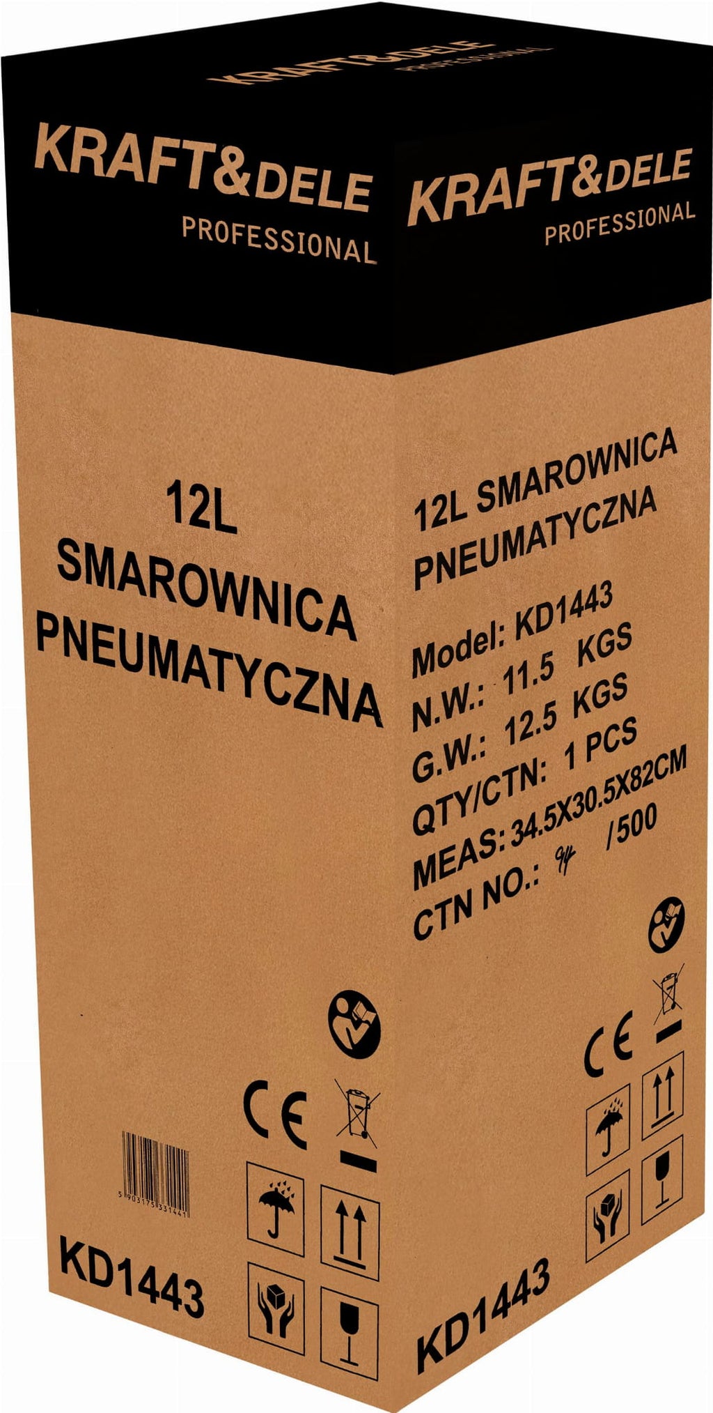 Automaatne pneumaatiline määrdepump 12 l KD1443 (D3)
