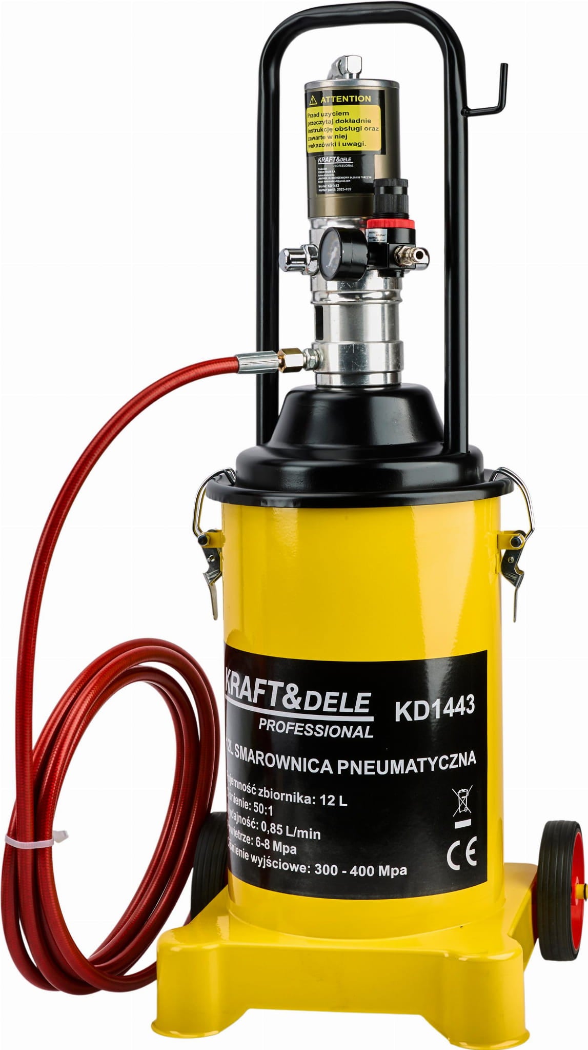 Automaatne pneumaatiline määrdepump 12 l KD1443 (D3)