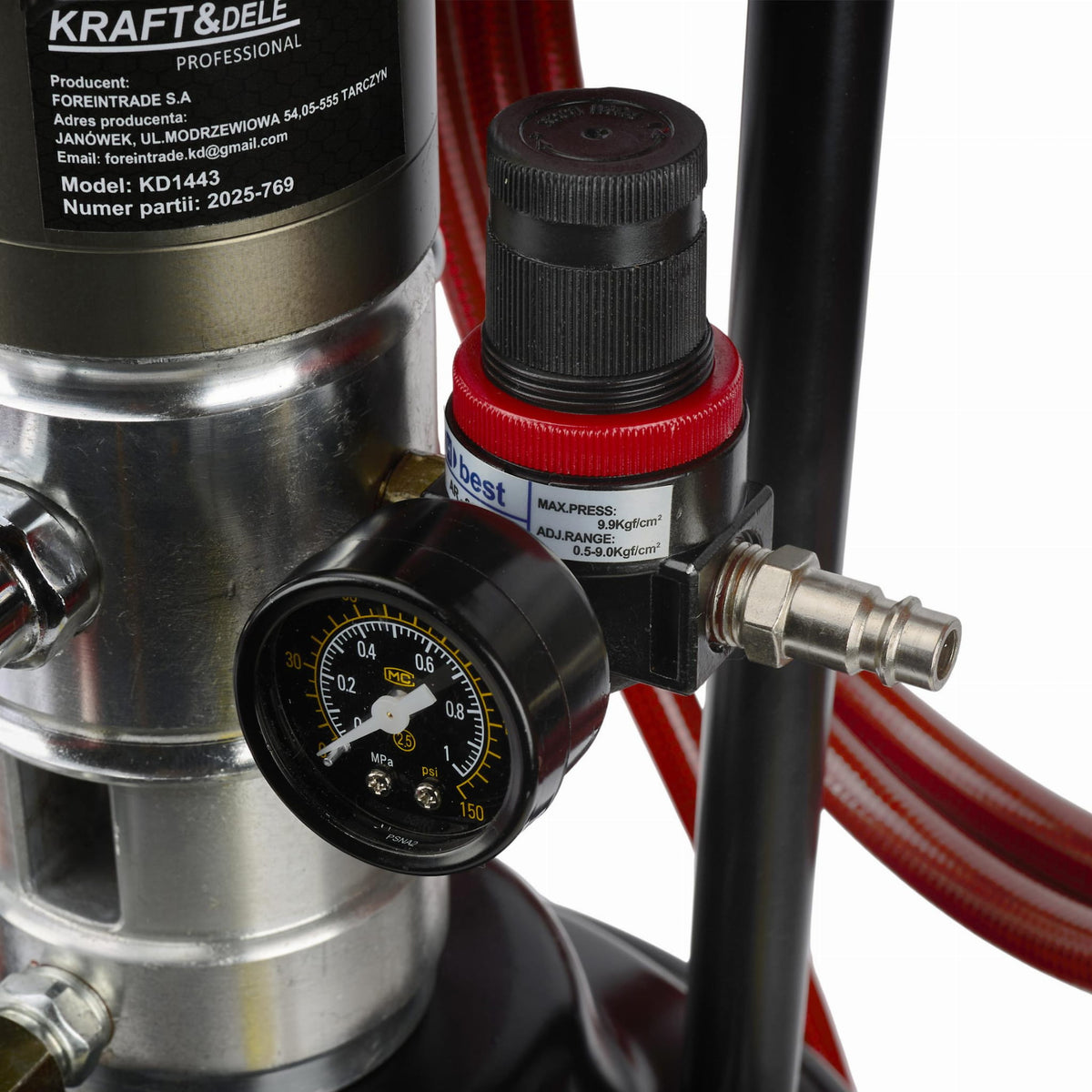 Automaatne pneumaatiline määrdepump 12 l KD1443 (D3)
