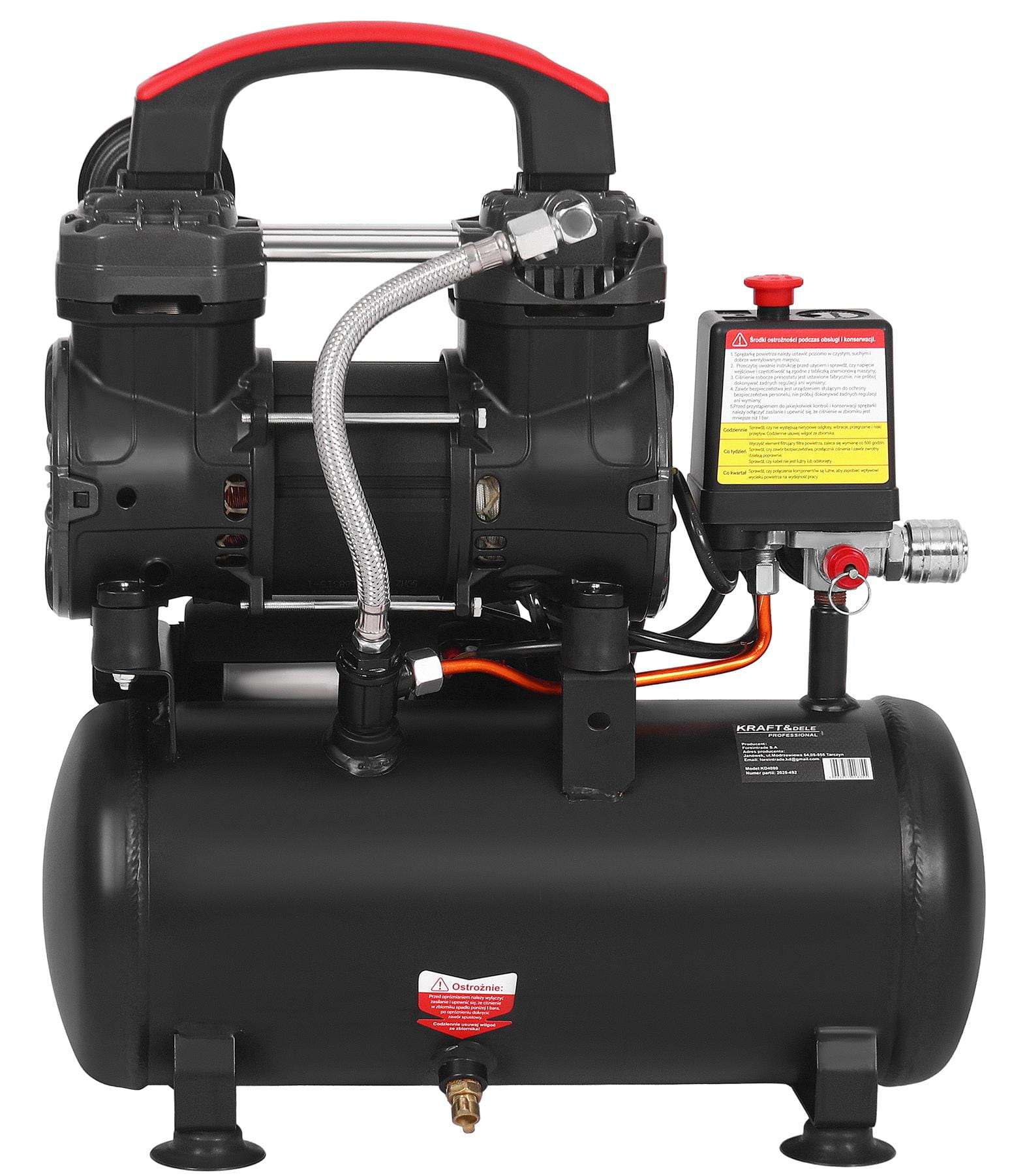 Õlivaba kompressor 9L 850W KD4080