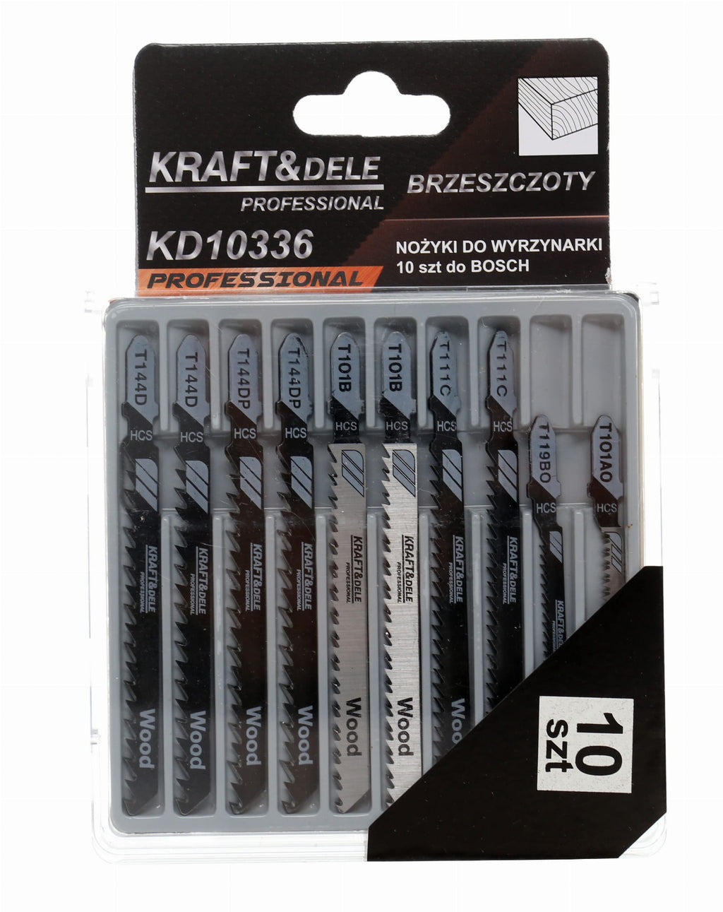 Jigsaw blade set 10 pcs. KD10336