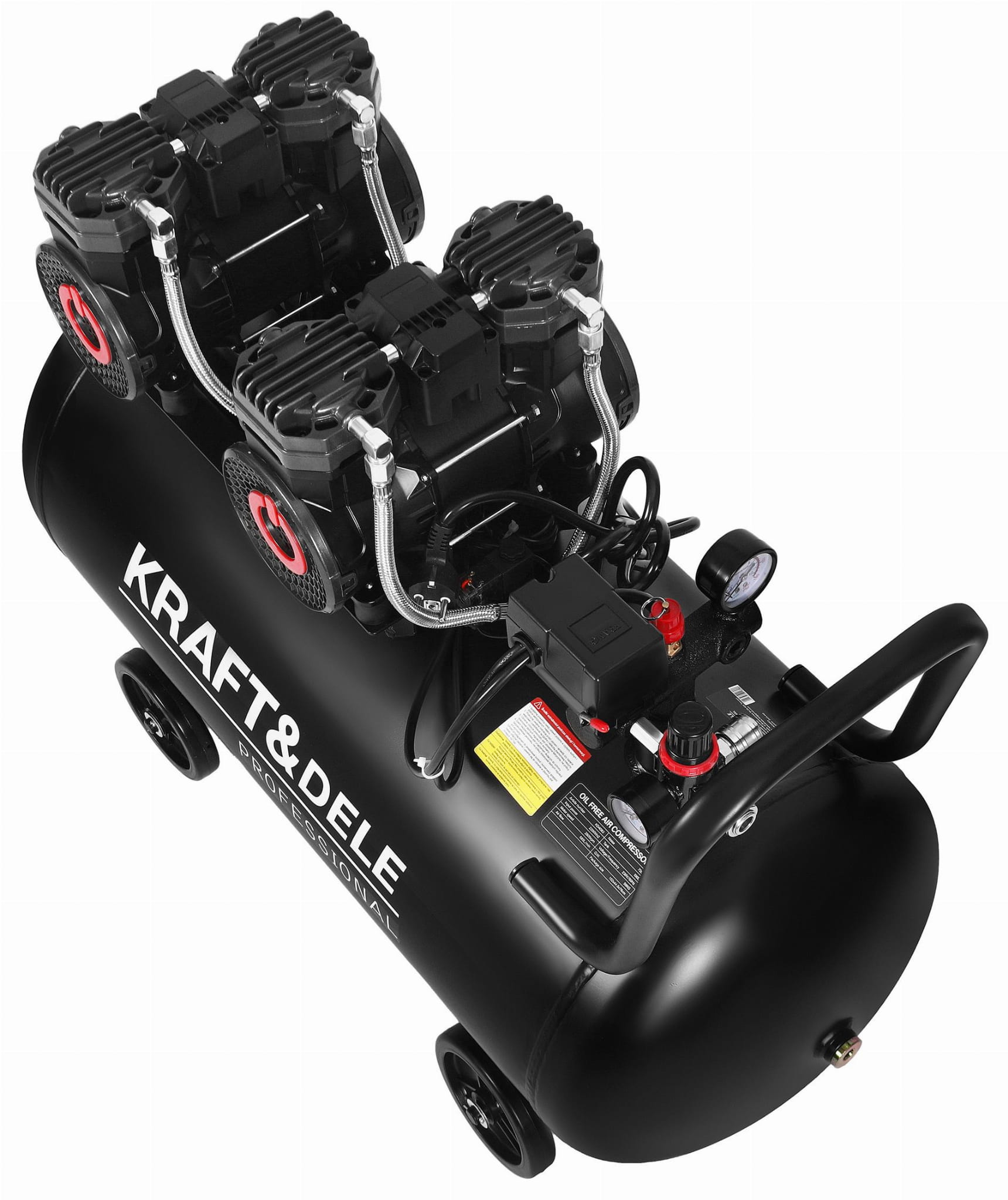 Õlivaba kompressor 100L 2x2200W KD4083