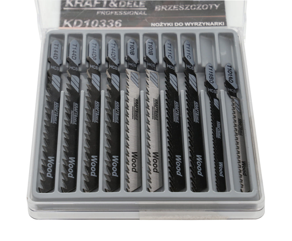 Jigsaw blade set 10 pcs. KD10336