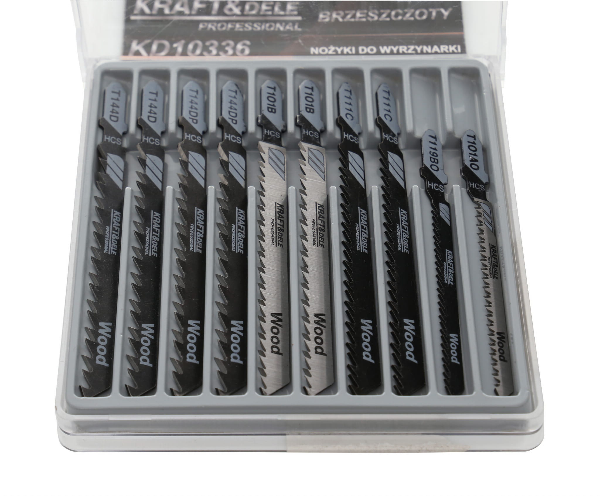 Jigsaw blade set 10 pcs. KD10336