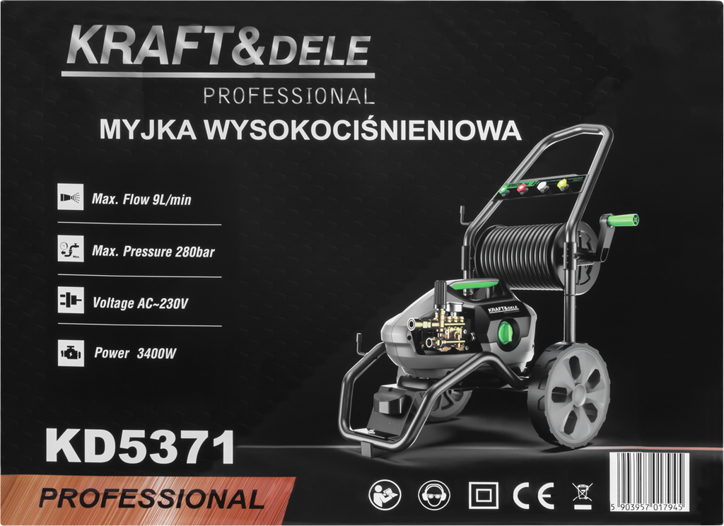 HIGH-PRESSURE WASHER 3400W 280BAR KD5371