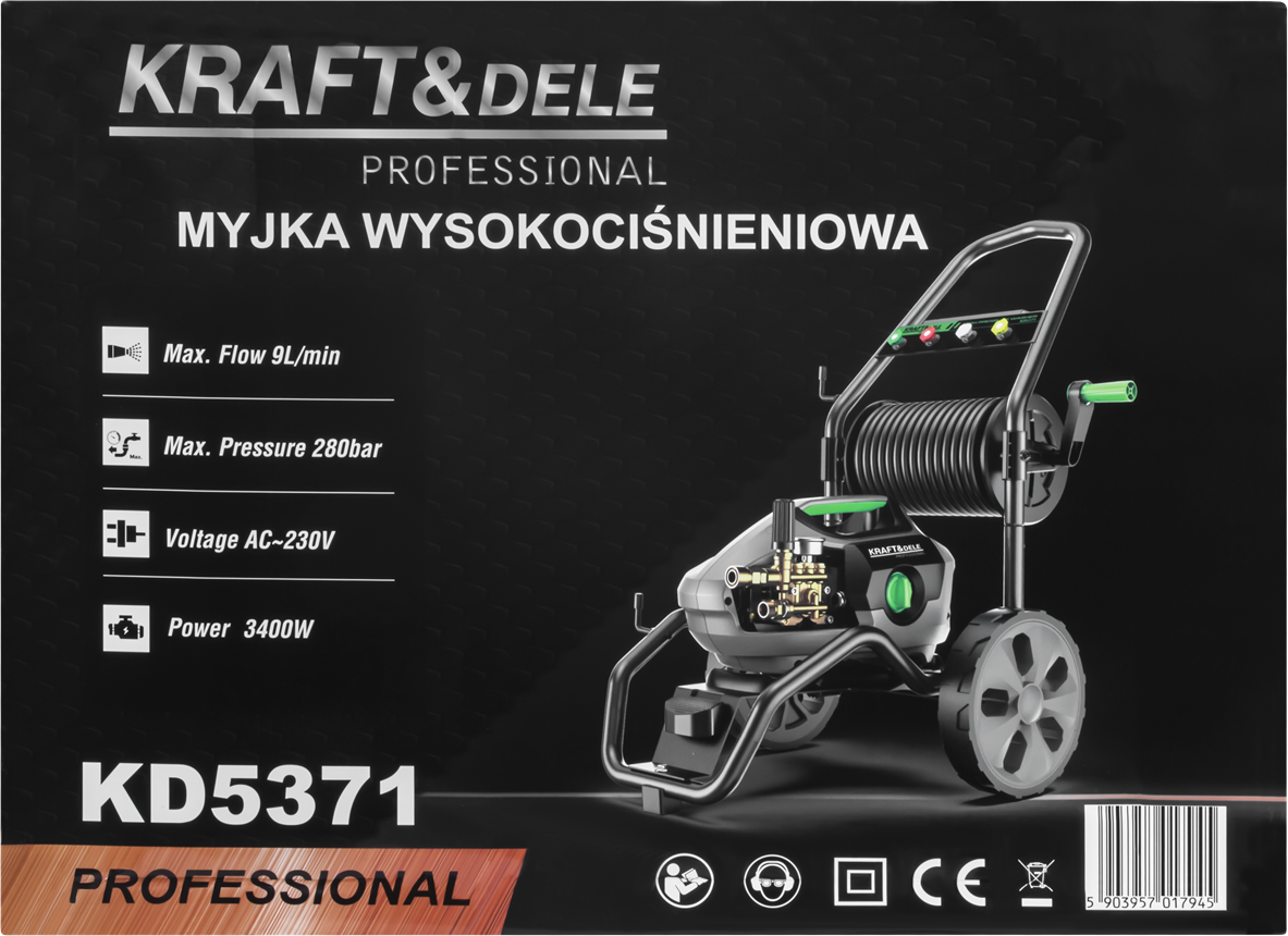 HIGH-PRESSURE WASHER 3400W 280BAR KD5371