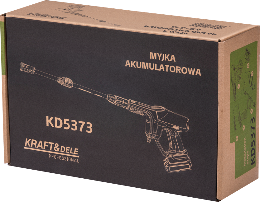 JUHTMEVABA KÕRGSURVEPESUR 21V 3Ah KD5373 (A26)