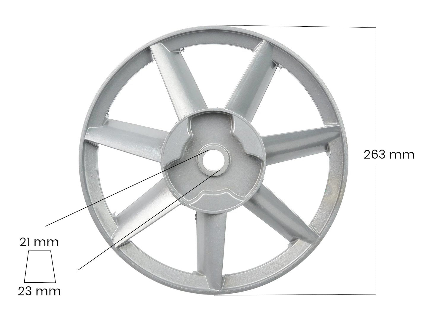 Belt pulley for 100L compressor