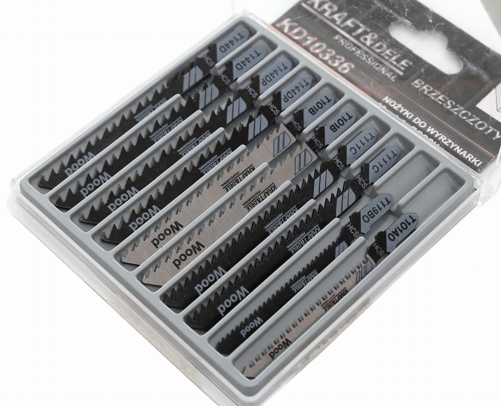 Jigsaw blade set 10 pcs. KD10336