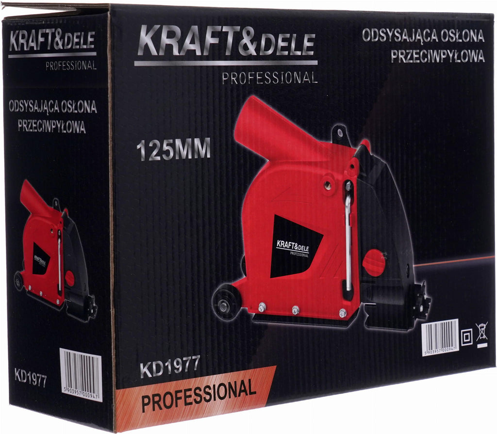 Dust cover with suction function for 115/125mm wall chaser grinder KD1977 (C15)