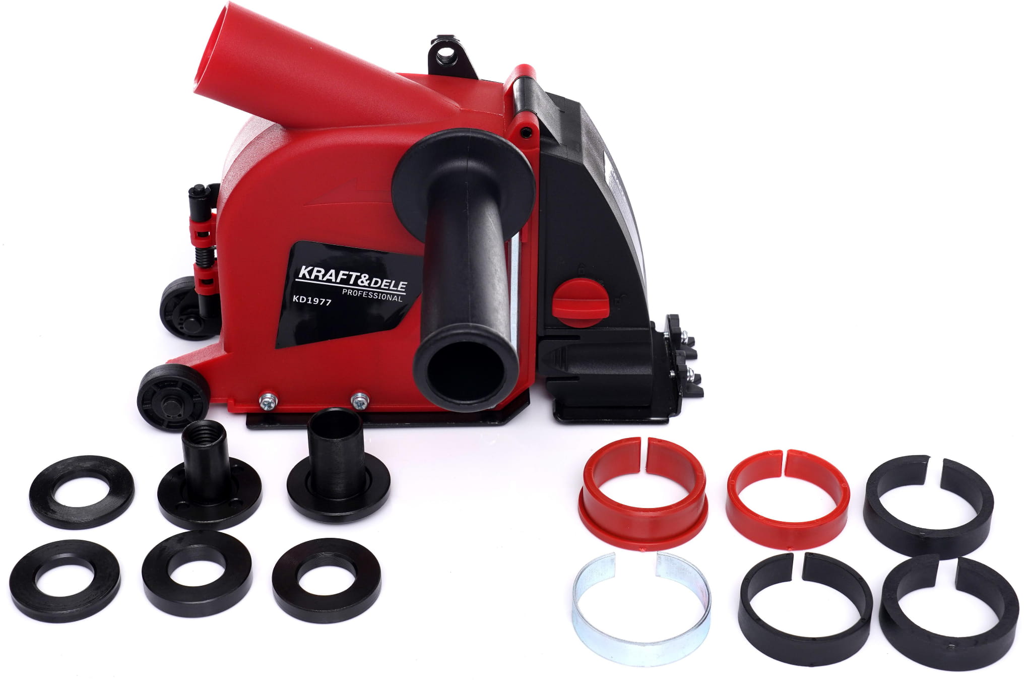 Dust cover with suction function for 115/125mm wall chaser grinder KD1977 (C15)