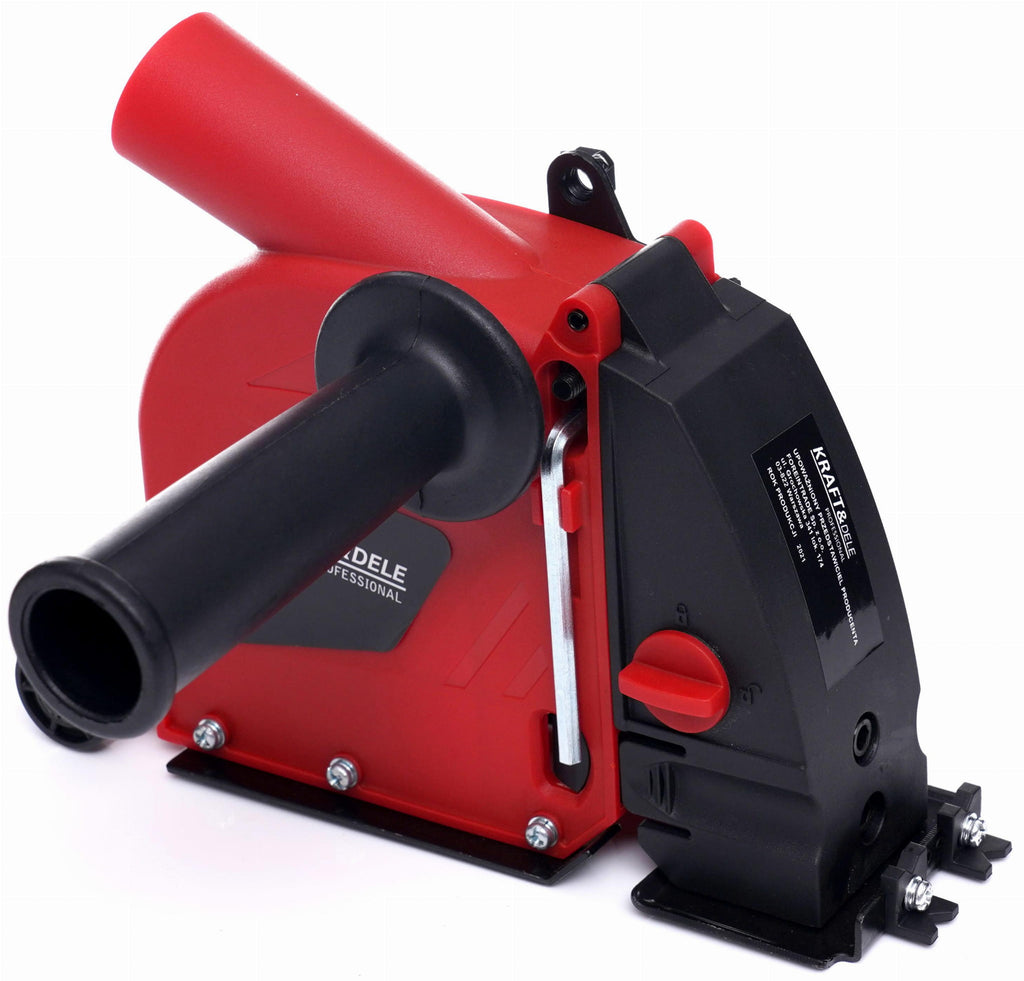 Dust cover with suction function for 115/125mm wall chaser grinder KD1977 (C15)
