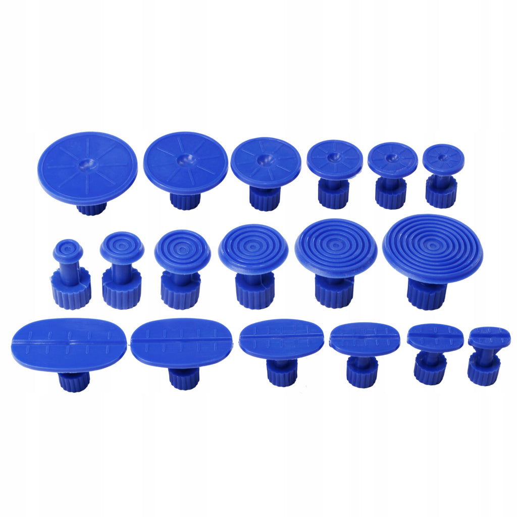 Dent Puller Set with Black Adapters for Bodywork Dents
