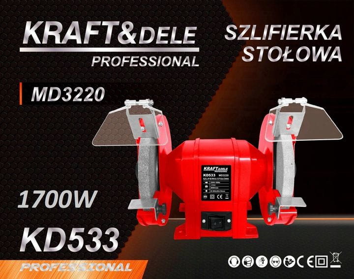 BENCH GRINDER STONE WHEEL 200MM KD533