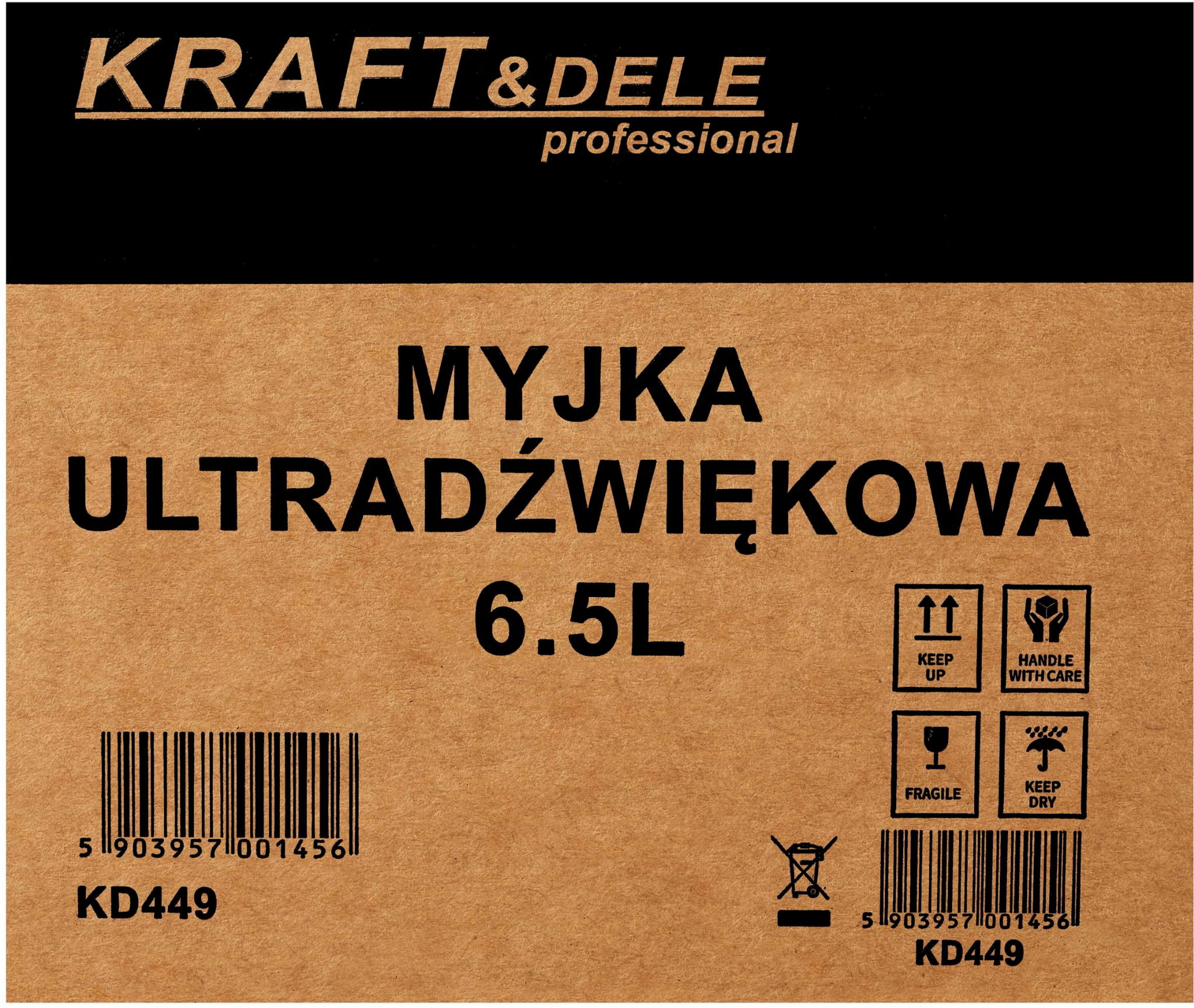 Ultraheli puhasti 6.5L KD449 (D4)