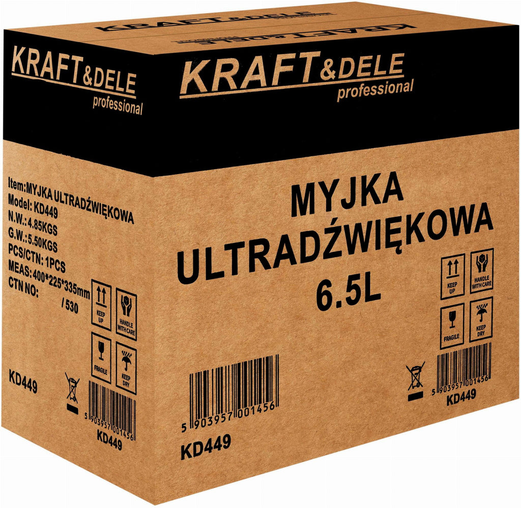 Ultraheli puhasti 6.5L KD449 (D4)