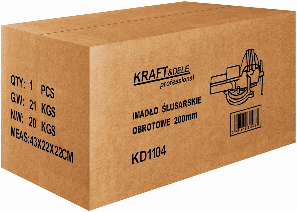 Pöörlev kruustang 200mm 21kg alusega KD1104