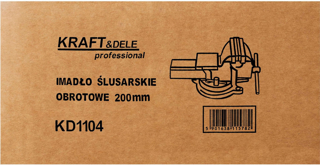 Pöörlev kruustang 200mm 21kg alusega KD1104