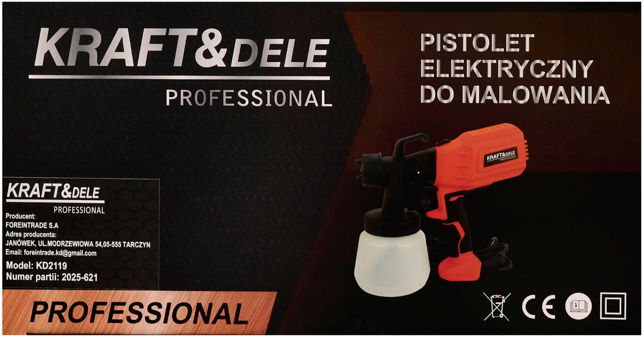 650W Paint Spray Gun KD2119