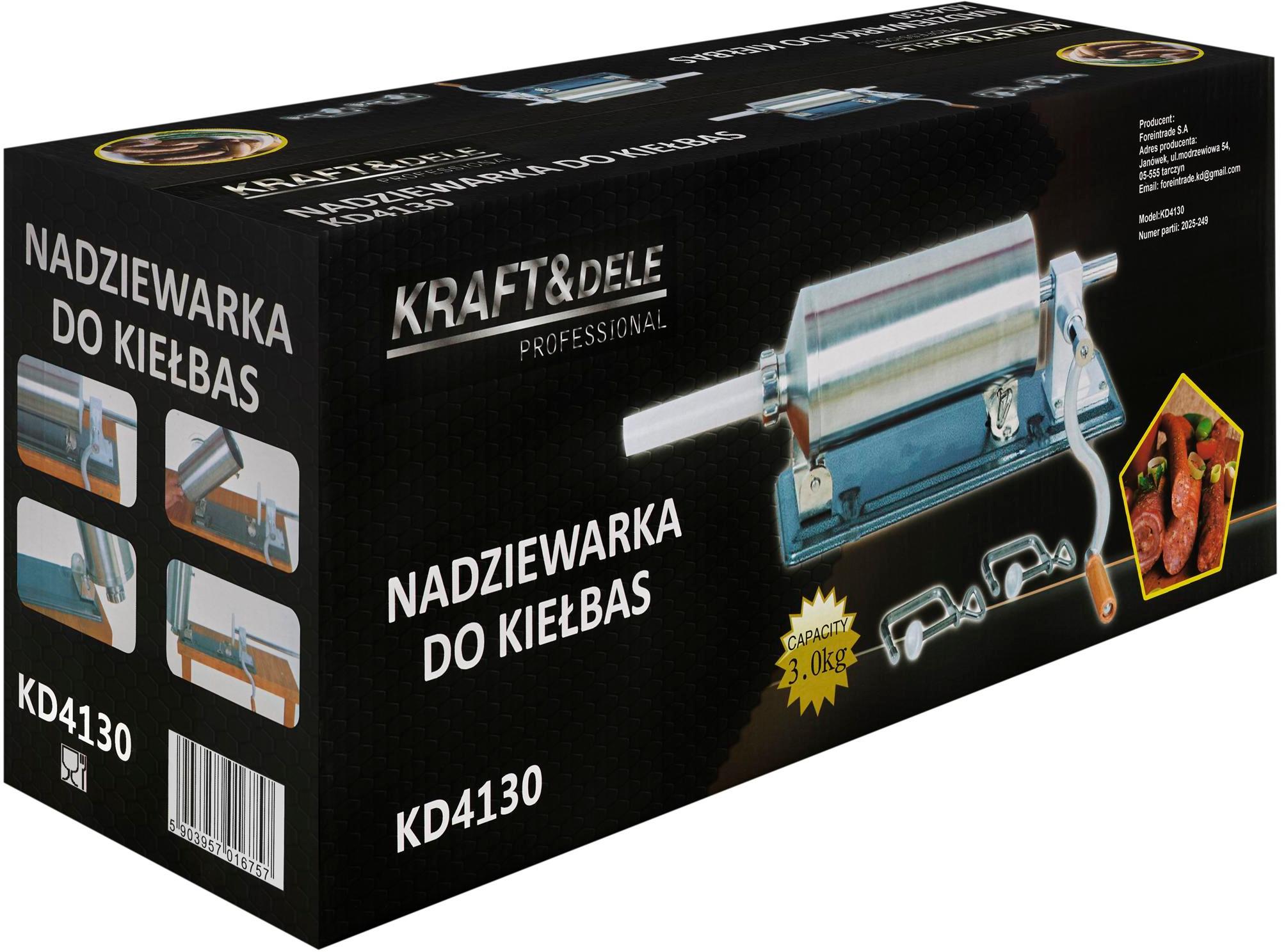 SAUSAGE STUFFER 3KG KD4130