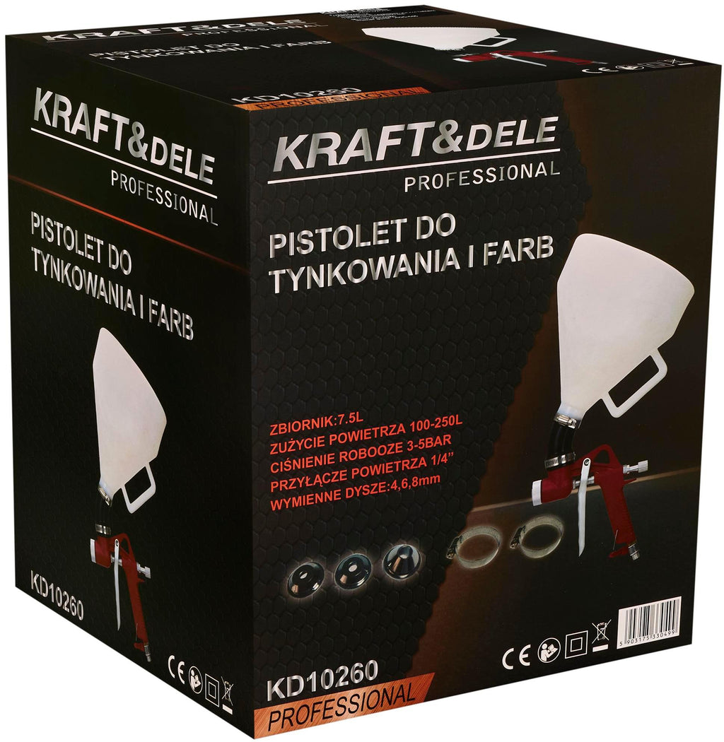 Plastering gun 7.5L 1/4" KD10260 (E7)