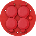SOCKETS/RED PLASTIC FOR KD4017 KD4018
