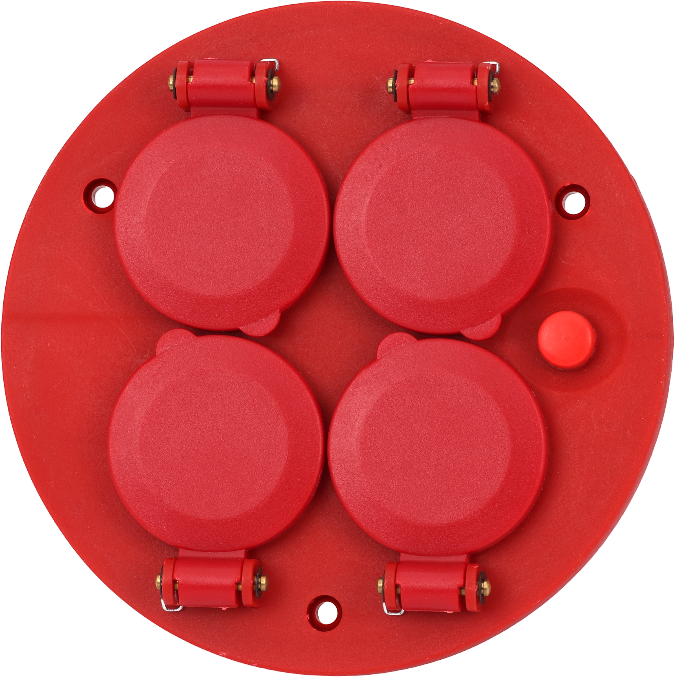 SOCKETS/RED PLASTIC FOR KD4017 KD4018