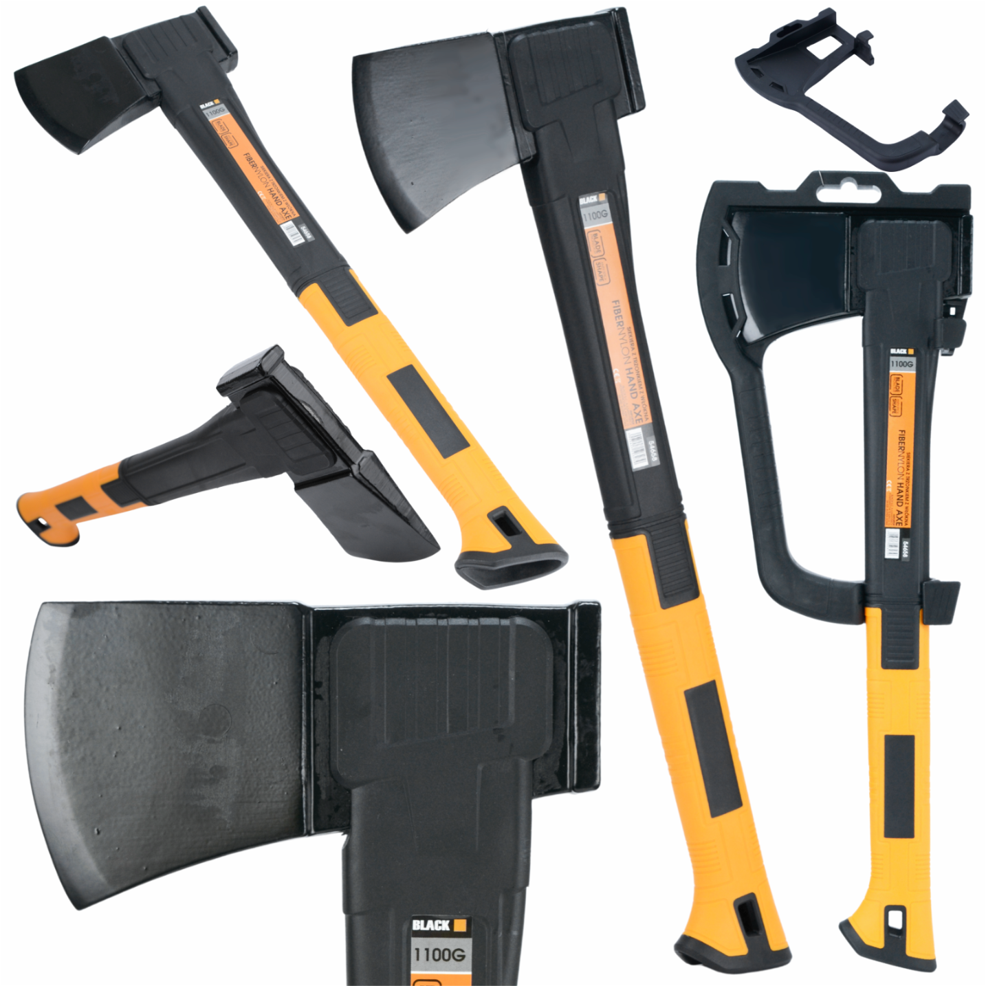 AXE 1100G HATCHET WITH FIBER NYLON HANDLE, UNIVERSAL, BLACK