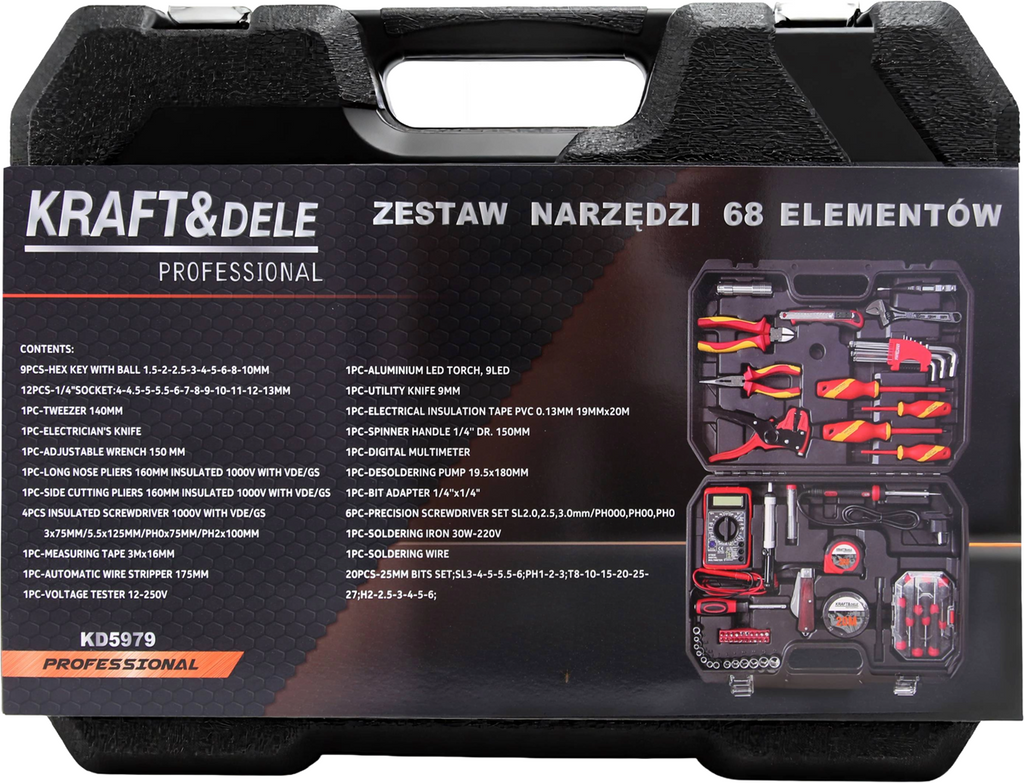 68 pcs tool set KD5979