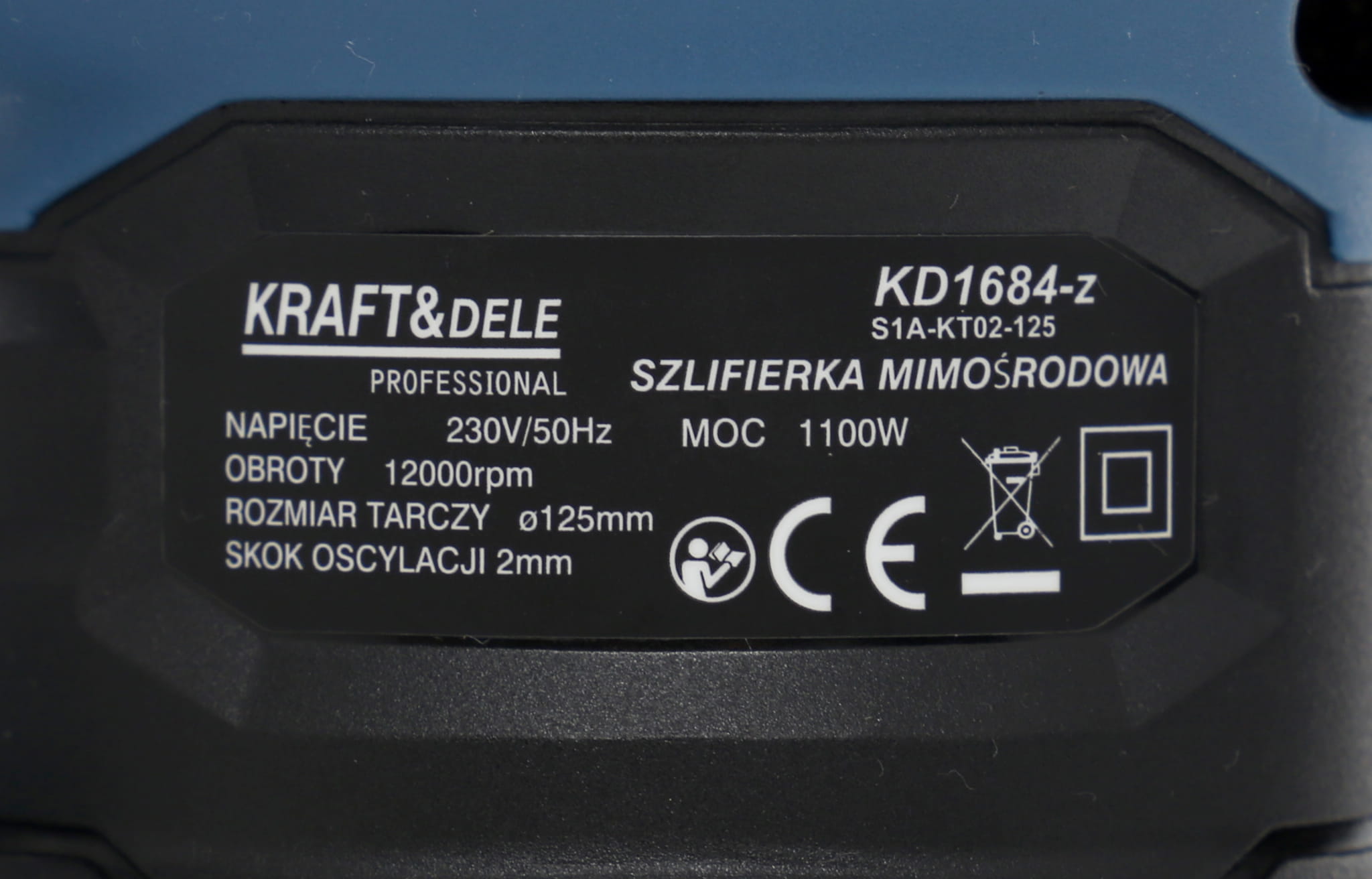 ORBITAL SANDER 1100W KD1684-Z (A36)