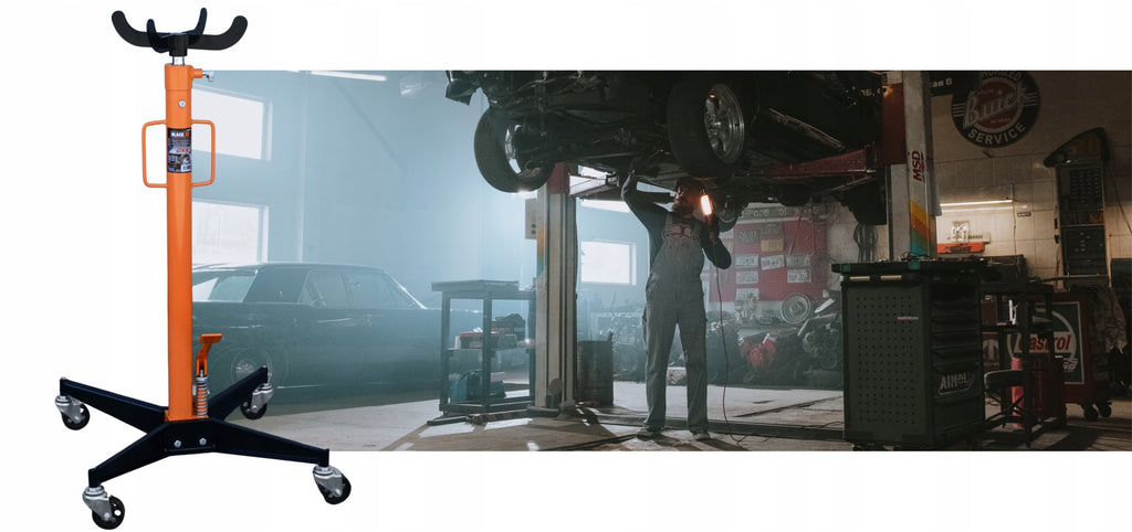 Solid Black Engine Gearbox Lift