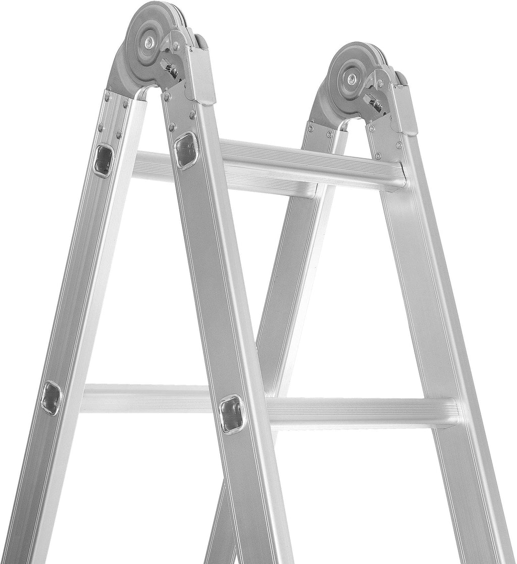 KRAFT&DELE alumiiniumist multifunktsionaalne liigendredel platvormiga 4 × 4, 460 cm KD4071
