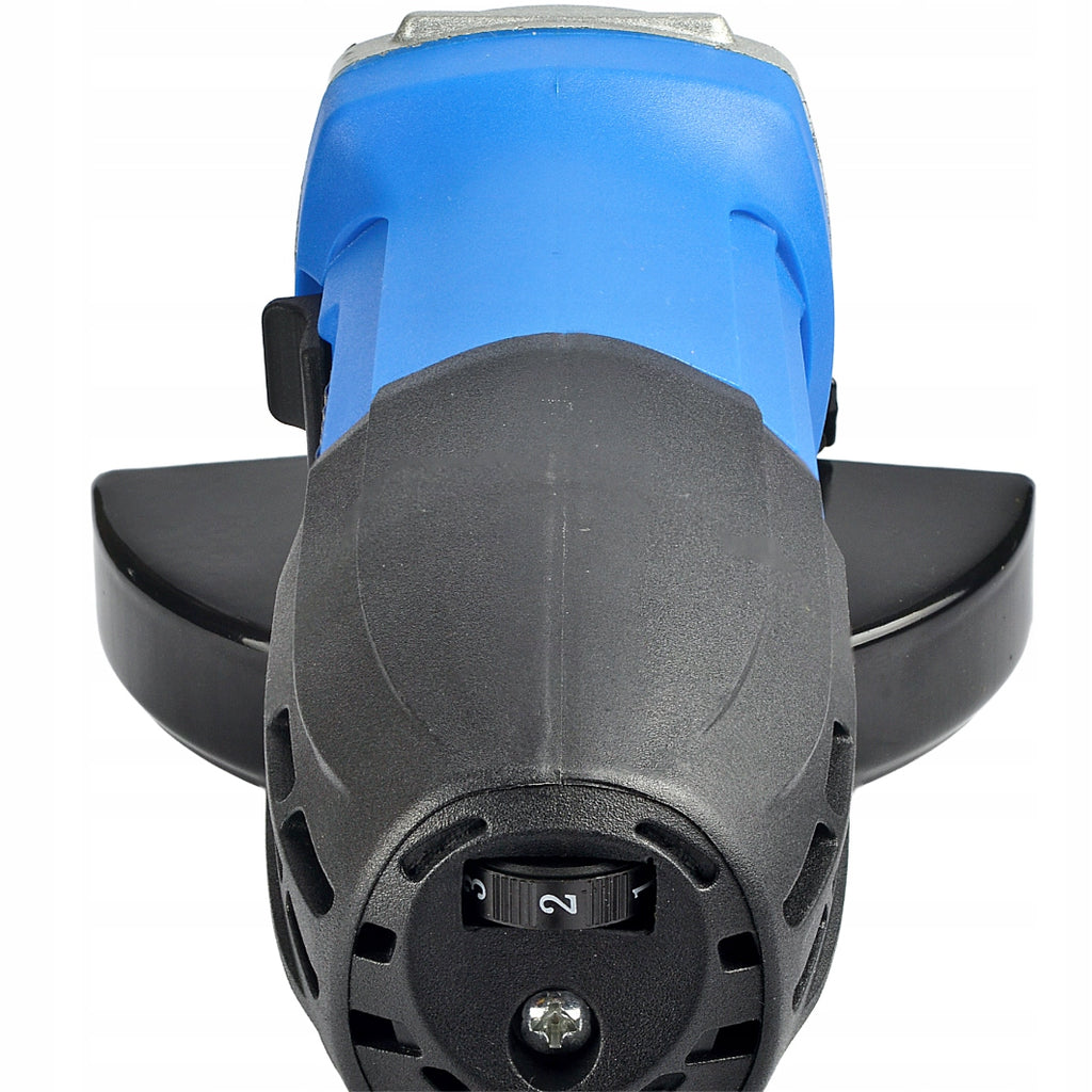 DIAX 125mm kerge ja võimas nurklihvmasin kiiruseregulaatoriga, Black