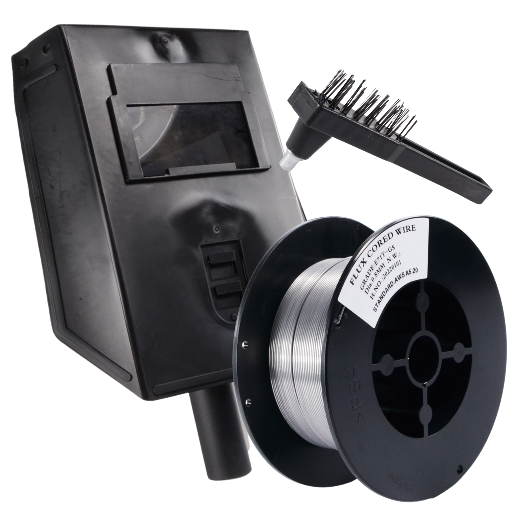 MIGOMAT MIG FCAW MMA 250A Flux Gaas Taustvalgustus Must Komplekt Keevitusmasin