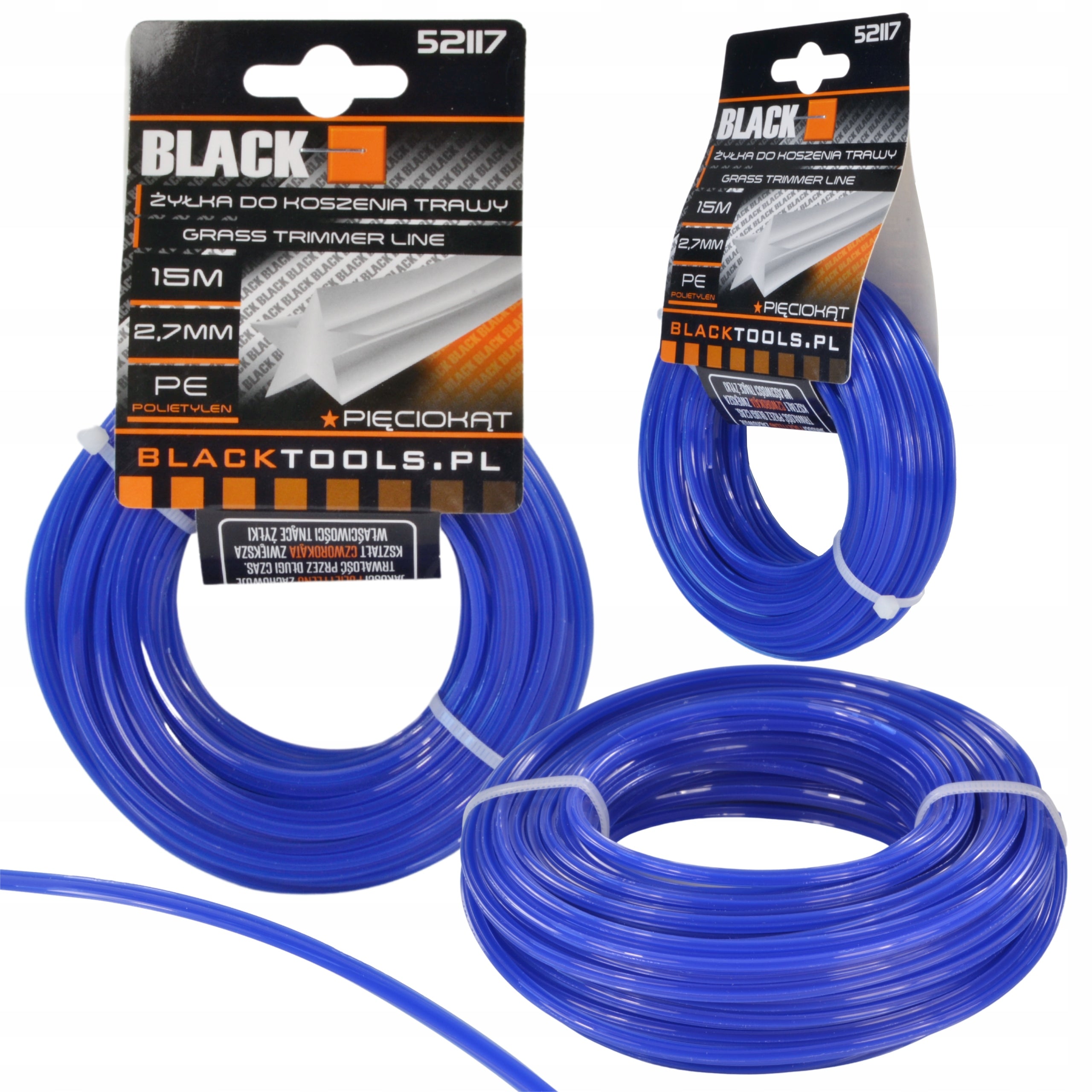 Lõikeniit Star Head jaoks 2.7mm, 15m