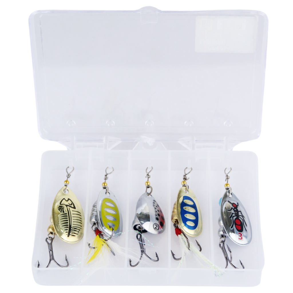 Set of 5 Multi-Color 6G Hokkaido Spinners in a Box