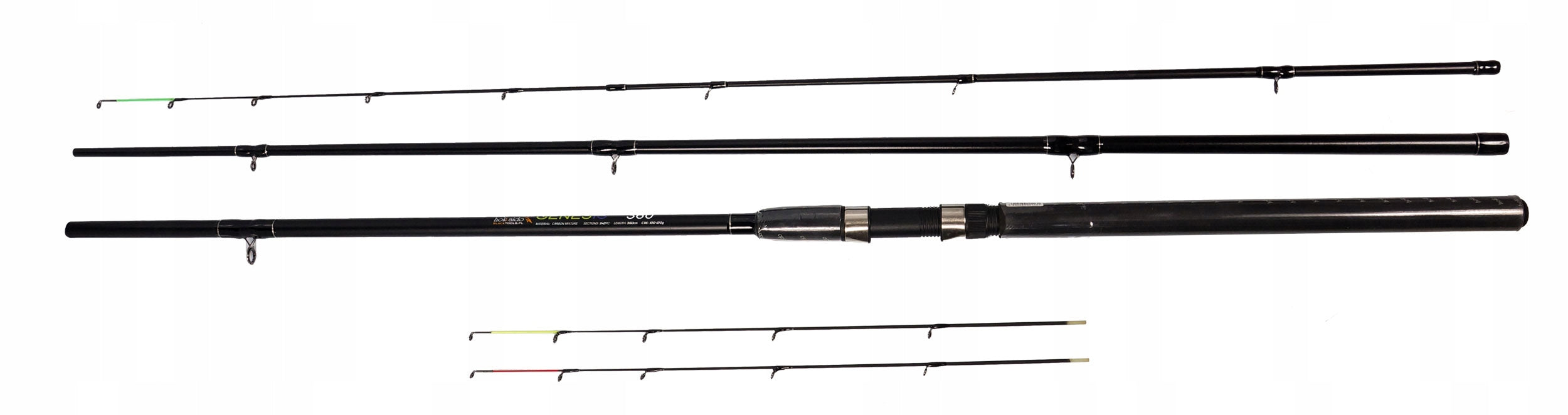 Hokkaido Genesis feeder ritv 3,9m 100-120g Method Mix süsinik