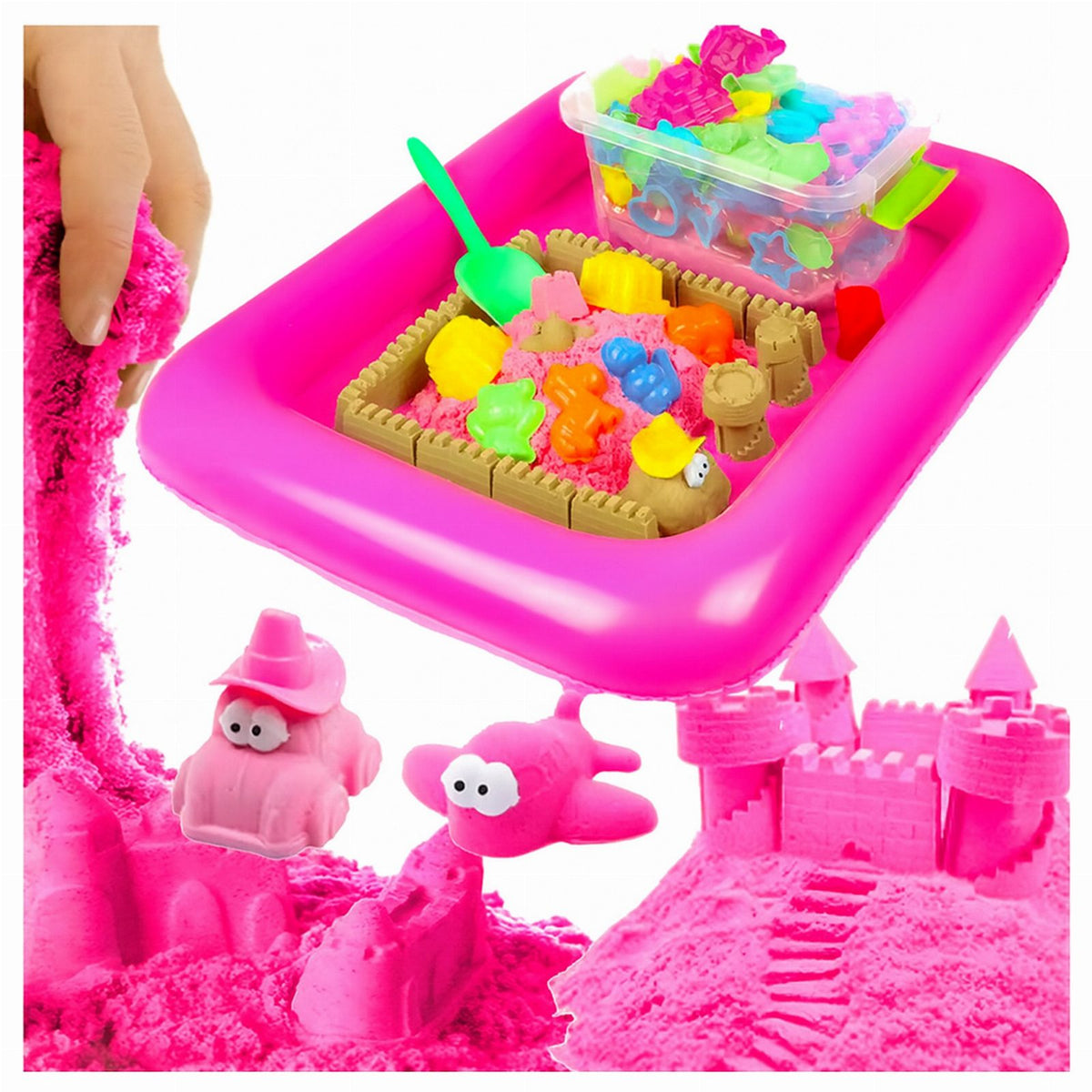 Kinetic Sand kineetilise liiva komplekt 2,5 kg 45-osaline RC-K-1094