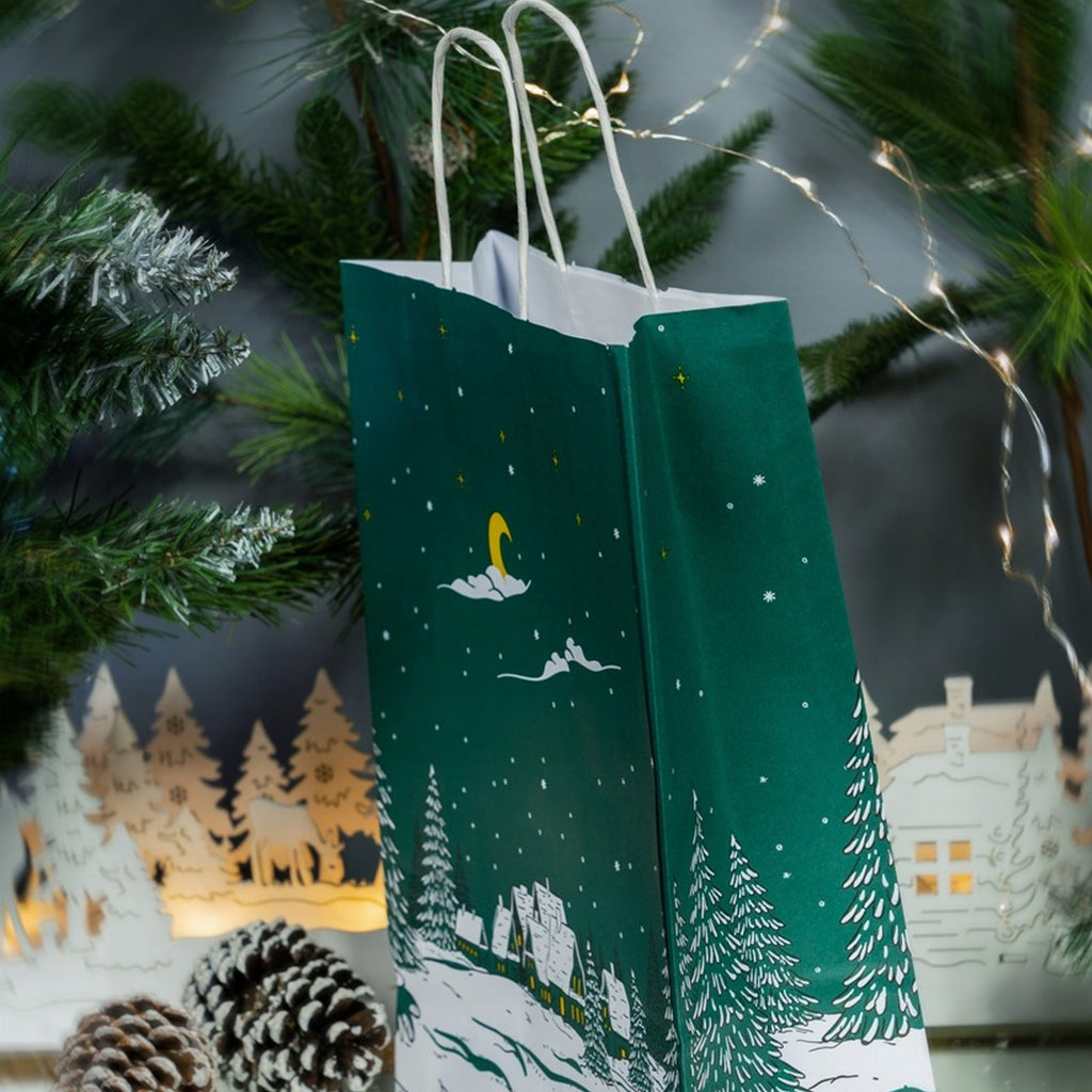 Christmas Gift Bags Green Tree 25 pcs