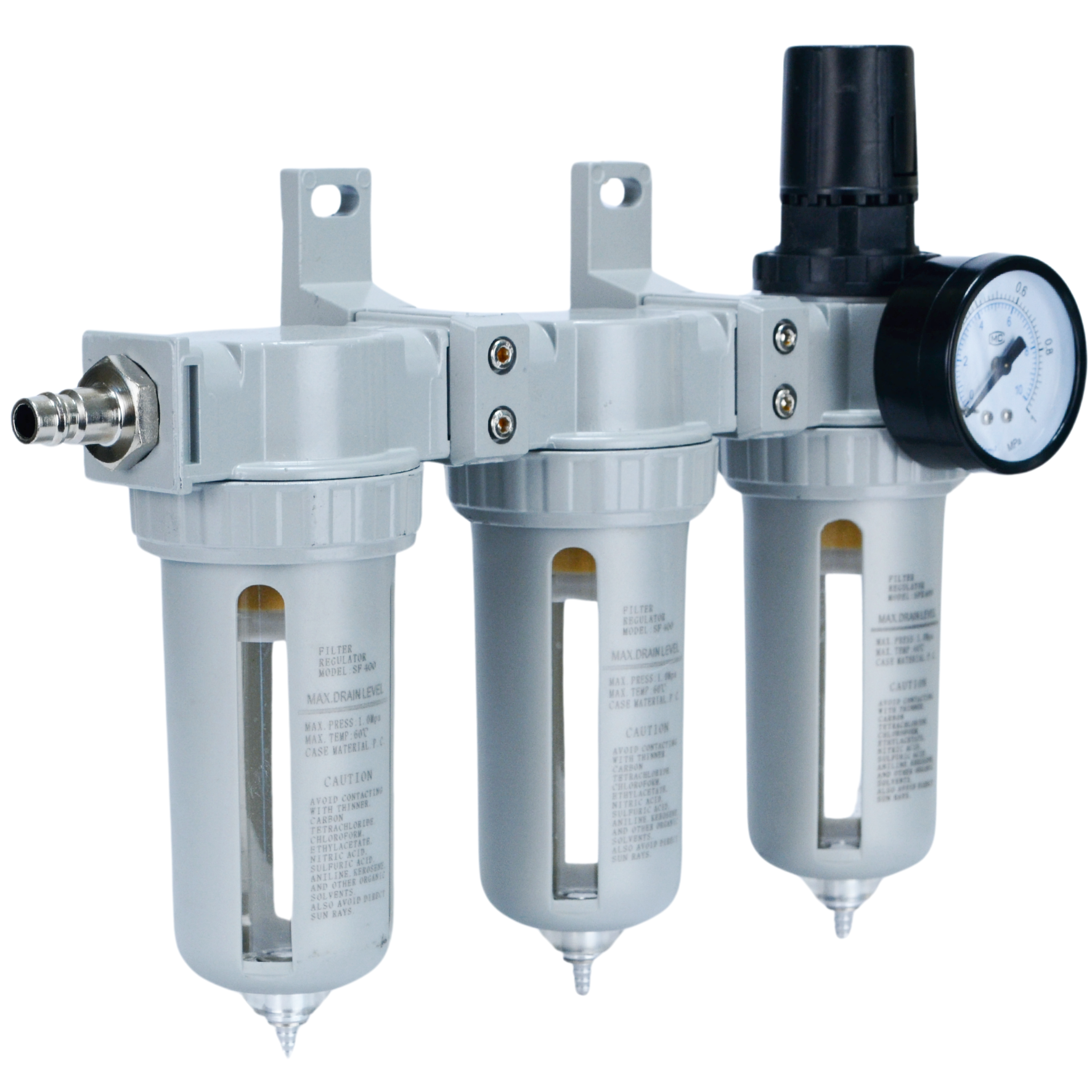 Filtri-kuivati õli eemaldaja reduktor õhueraldaja kompressor 1/2 Black