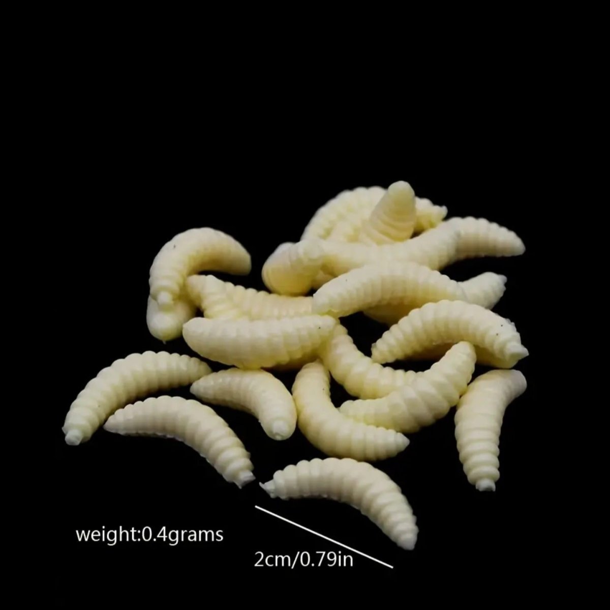 50 tk Pehme bioniline ussileiva sööt kalapüügiks (50 tk)