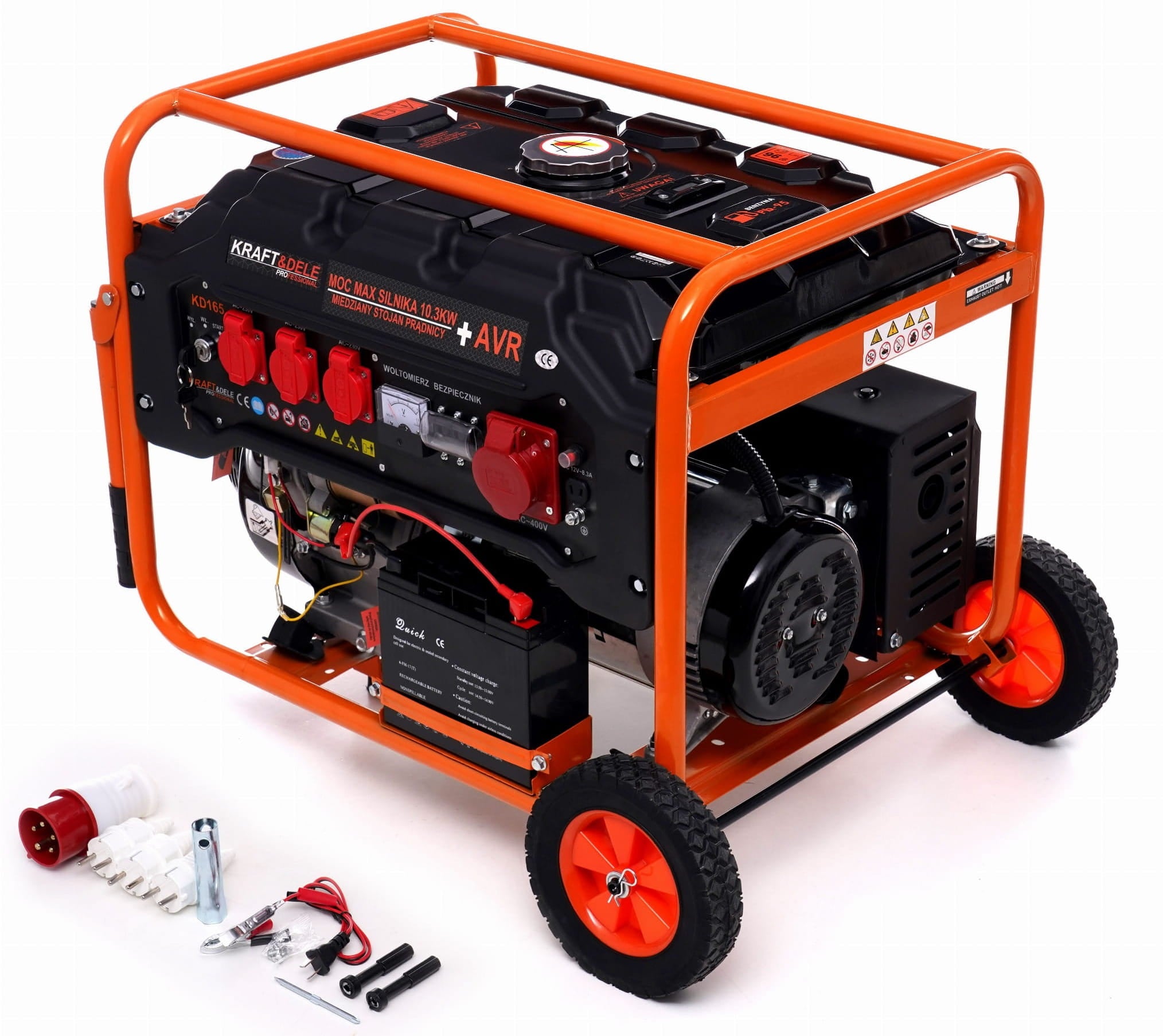 5500W Generator 12/230V/380V KD165